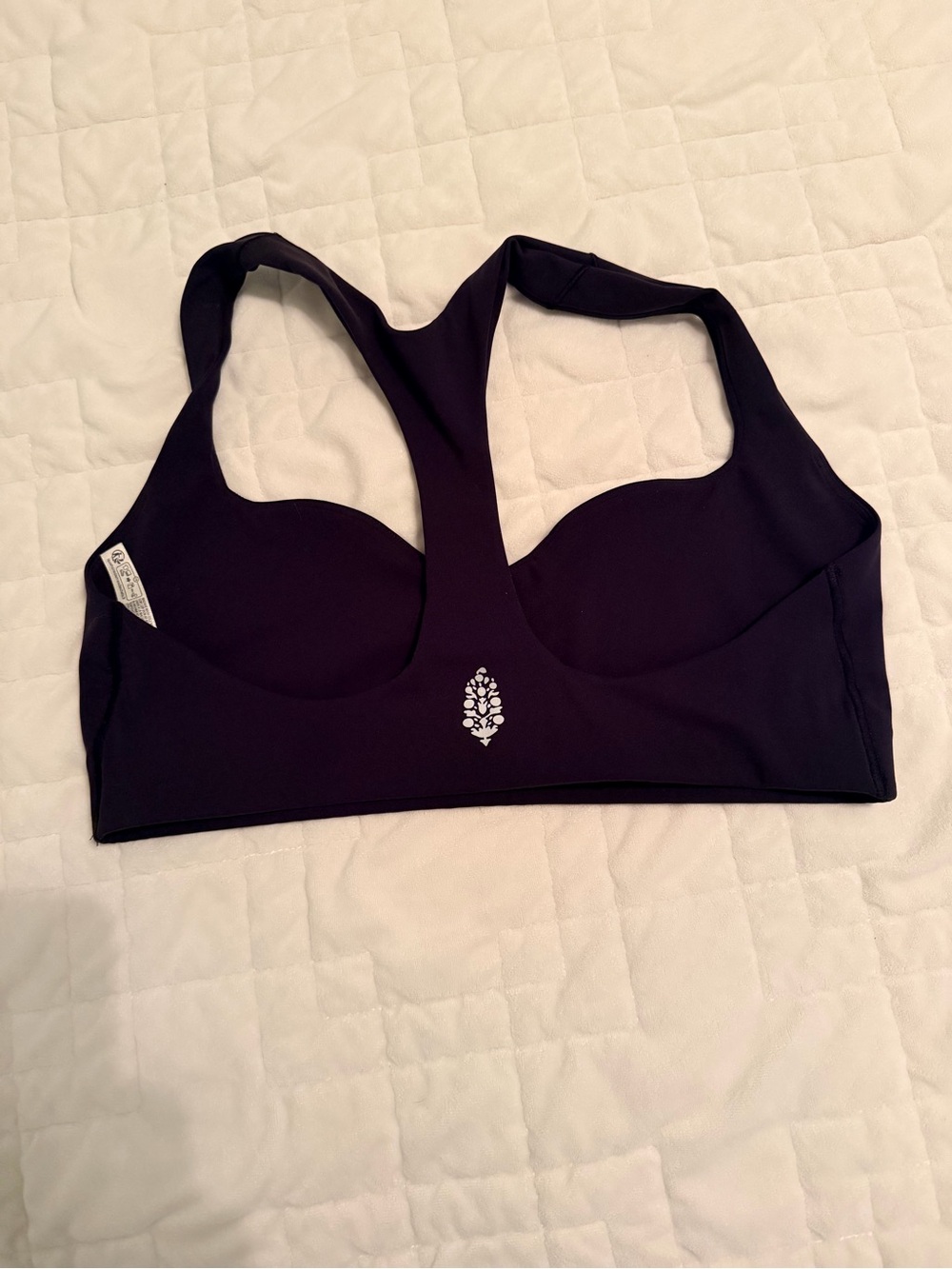 FP Movement by Free People Black Win Win Sweetheart Sports Bra Large
